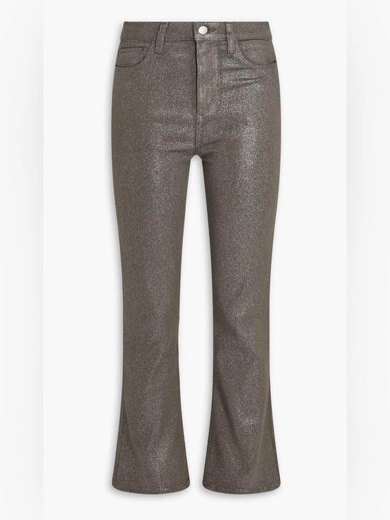 PAIGE Denim - PAIGE Claudine Metallic Shimmer Bootcut Jeans Size 28